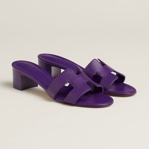 Authentic Hermes Oasis sandals Violet Majorette in size 35